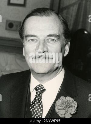 Attore inglese Moray Watson, Regno Unito 1985 Foto Stock