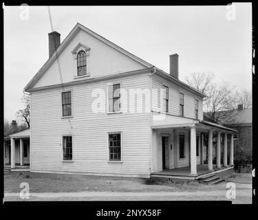 Parrocchia Presbiteriana Manse, Salisbury, Rowan County, North Carolina. Carnegie Survey of the Architecture of the South. Stati Uniti North Carolina Rowan County Salisbury, colonne, Porches, strutture religiose. Foto Stock