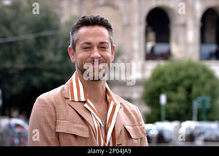 Roma, Italia. 02nd Mar, 2023. Zachary Levi partecipa alla fotocellula per 'Shazam! Furia degli dei a Palazzo Manfredi il 02 marzo 2023 a Roma. Credit: dpa/Alamy Live News Foto Stock