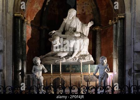 MALAGA, Andalusia/SPAGNA - luglio 5 : Vista interna della Cattedrale della incarnazione in Malaga Costa del Sol Spagna il 5 Luglio 2017 Foto Stock