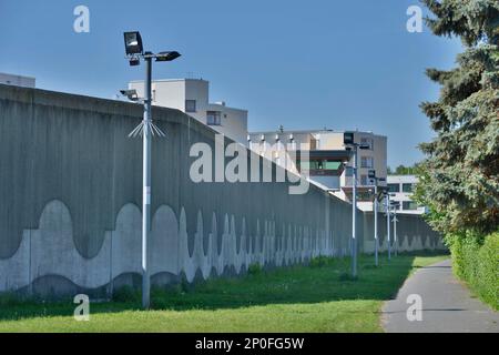 Wall, carcere, Seidelstrasse, Tegel, Reinickendorf, Berlino, Germania Foto Stock