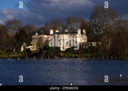 Holme Mansion a Regent's Park, Londra, Regno Unito. 20th Feb 2019. Foto Stock