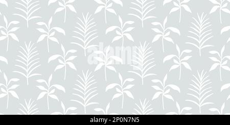 Bella struttura botanica di branca senza cuciture Illustrazione Vettoriale