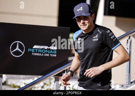 Sakhir, Bahrain - 02/03/2021, OCON Esteban (fra), Alpine F1 Team A523, ritratto durante il Gran Premio di Formula 1 Gulf Air Bahrain 2023, 1st° round del Campionato del mondo FIA di Formula uno 2023 dal 5 marzo al marzo 2023 sul circuito Internazionale del Bahrain, a Sakhir, Bahrain - Foto: Xavi Bonilla/DPPI/LiveMedia Foto Stock