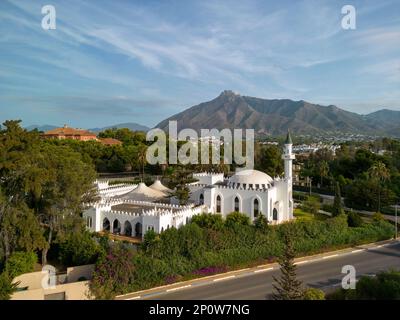 Vista panoramica della Grande Moschea di Marbella, Spagna Foto Stock