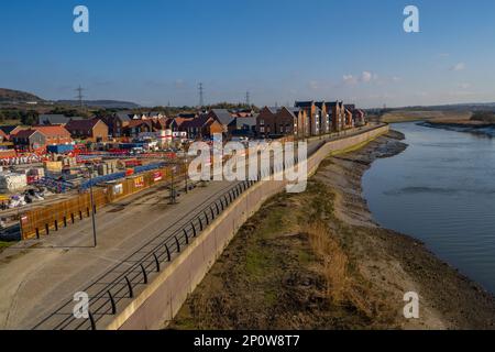 Peters villaggio, vicino a Wouldham Kent Foto Stock