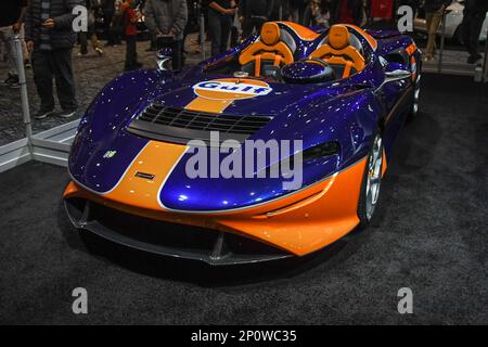 Supercar esposte al Toronto Metro Convention Centre Foto Stock