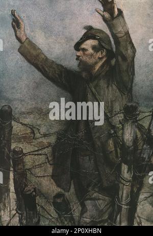 'Verdun; "Kamarade !", 1916 da "Collection de la Guerre IV. L'Illustrazione Tome CXLVIII. La Guerre Juillet, Aout, Settembre, Ottobre, Novembre, Dicembre 1916". Foto Stock