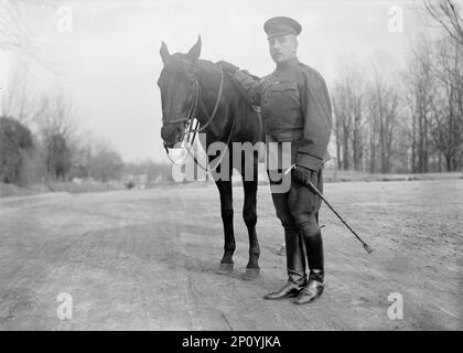 Generale maggiore Leonard Wood, Stati Uniti Esercito, 1913. Foto Stock