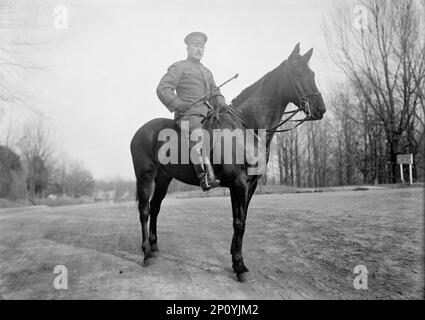 Generale maggiore Leonard Wood, Stati Uniti Esercito, 1913. Foto Stock