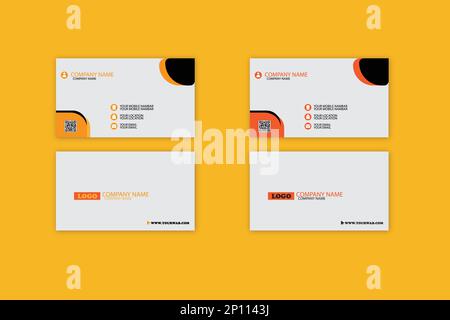 Business card template Illustrazione Vettoriale