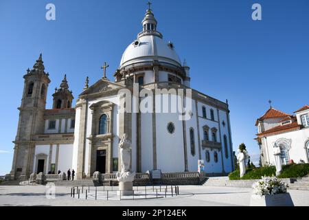 Santuário Nossa Senhora do Sameiro Braga Portogallo Foto Stock