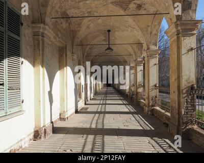 La Certosa ex monastero e ospedale mentale a Collegno, Italia Foto Stock