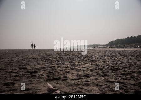 Foto di padma vista laterale del fiume in Bangladesh. Foto Stock