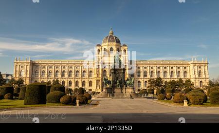 Parchi e palazzi a Vienna Foto Stock