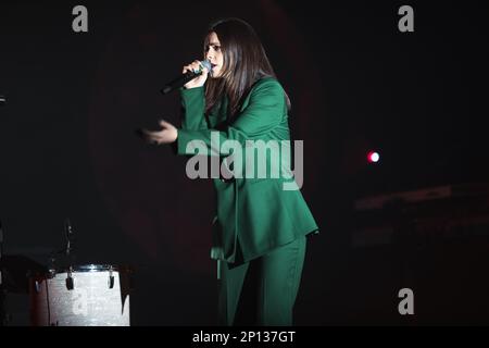 Roma, Italia. 02nd Mar, 2023. Francesca Michielin Credit: Agenzia fotografica indipendente/Alamy Live News Foto Stock