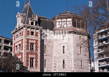 Marsiglia : Canal de Marseille, Pavillon de partage des Eaux (Chutes-lavie) Foto Stock