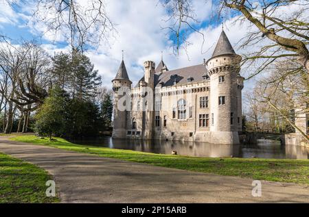 Castello di Zellaer a Bonheiden, Belgio. Foto Stock