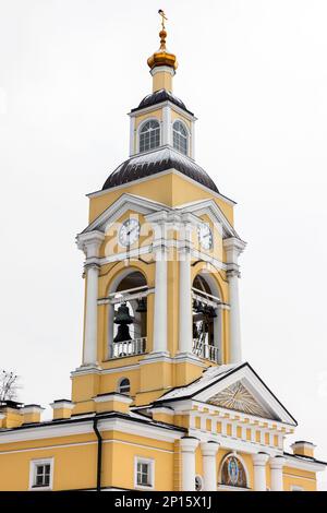 Campanile della Cattedrale della Trasfigurazione del Salvatore è la cattedrale della diocesi di Vyborg della Chiesa ortodossa russa, situata su Cat Foto Stock