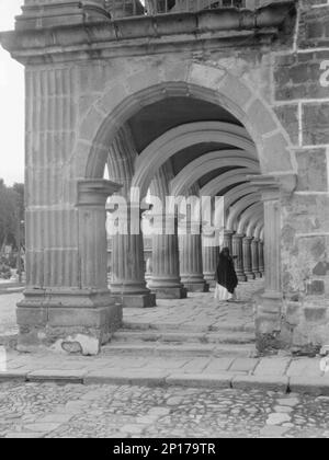 Viste di viaggio di Cuba e Guatemala, tra il 1899 e il 1926. Municipio in Guatemala. Foto Stock
