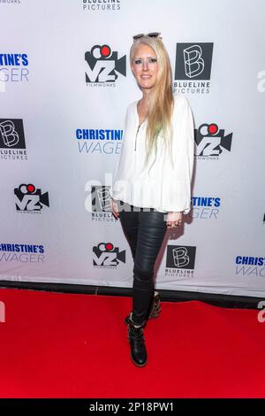 Los Angeles, Stati Uniti. 02nd Mar, 2023. Il regista Dianna Renee partecipa alla 'Christine's Wager' Los Angeles Screening al Los Feliz Theater, Los Angeles, CA 2 marzo 2023 Credit: Eugene Powers/Alamy Live News Foto Stock