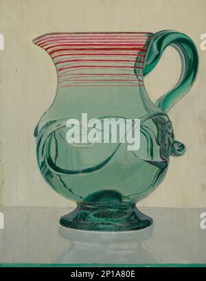 Caraffa blu, c. 1936. Foto Stock