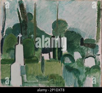 Il cimitero di Svanninge, 1920. Foto Stock