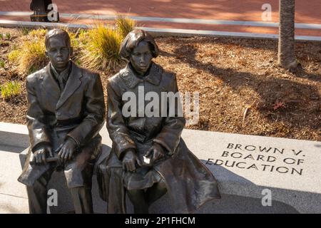 Marrone / Commissione di scultura di istruzione in Annapolis MD Foto Stock