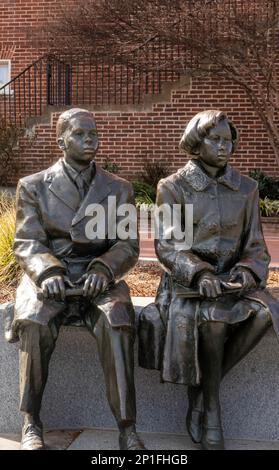 Marrone / Commissione di scultura di istruzione in Annapolis MD Foto Stock