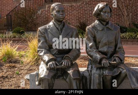 Marrone / Commissione di scultura di istruzione in Annapolis MD Foto Stock