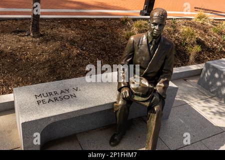 Murry contro Pearson statua in Annapolis Maryland Foto Stock