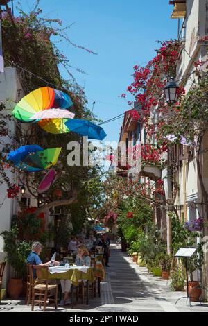 Città vecchia, Nafplio, Argolis, Peloponneso, Grecia, Nauplia, Nauplion, Nafplion Foto Stock