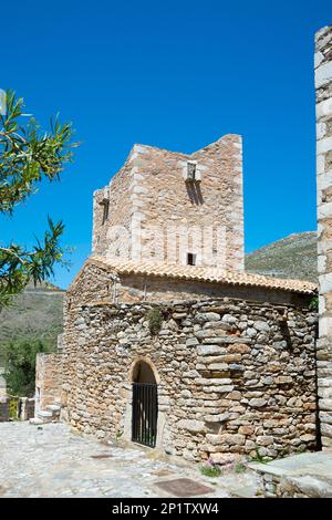 Vathia, mani, Lakonia, Peloponneso, Grecia Foto Stock