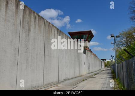 Wall, carcere, Seidelstrasse, Tegel, Reinickendorf, Berlino, Germania Foto Stock