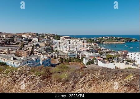 Agia Pelagia città, Creta, Grecia Foto Stock