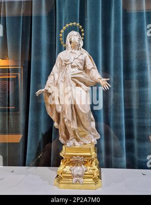 Statua della Vergine Maria Malta Foto Stock