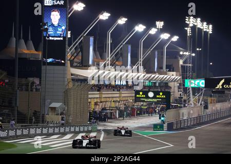 Sakhir, Bahrein. 4th Mar 2023. Sakhir, Bahrein. 4th Mar 2023. Campionato del mondo di Formula uno, Rd 1, Gran Premio del Bahrain, sabato 4th marzo 2023. Sakhir, Bahrein. Credit: James Moy/Alamy Live News Foto Stock