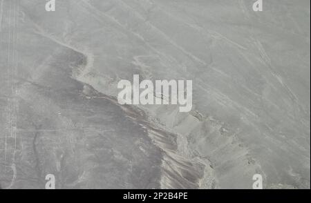 Linee e Geoglifi di Nazca 'Hummingbird' Foto Stock