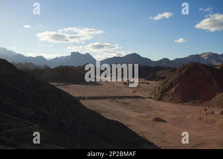 Montagne nel deserto orientale, Eggypt Foto Stock