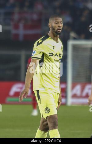 Bergamo, Italia. 04th Mar, 2023. Walace di Udinese FC in occasione di Atalanta FC vs Udinese FC, 25Â° Serie A Tim 2022-23 game at Gewiss - Atleti azzurri d'Italia Stadium di Bergamo (BG), il 04 marzo 2022. Credit: Independent Photo Agency/Alamy Live News Foto Stock