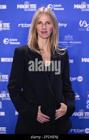 L'attrice Sandrine Kiberlin ha raffigurato durante l'edizione 12th della cerimonia di premiazione del film 'Magritte du Cinema', sabato 04 marzo 2023, a Bruxelles. I premi sono premiati ai film dei produttori belgi di lingua francese. FOTO DI BELGA LAURIE DIEFFEMBACQ Foto Stock