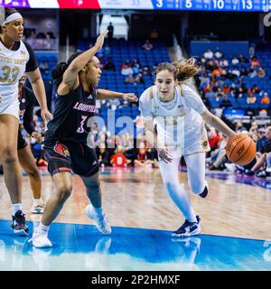 Greensboro, North Carolina, Stati Uniti. 4th Mar, 2023. Durante le semifinali del torneo femminile ACC al Greensboro Coliseum di Greensboro, North Carolina. (Scott Kinser/Cal Sport Media). Credit: csm/Alamy Live News Foto Stock