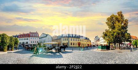 Città vecchia di Weimar, Germania Foto Stock