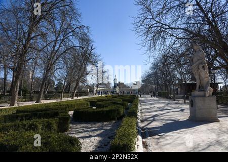 Madrid 04-03-2023 El parque del Retiro o parque del Buen Retiro, popularmente con Foto Stock