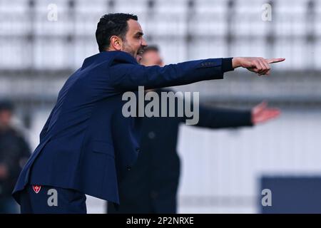 Monza, Italia. 04th Mar, 2023. U-Power Stadium, 04.03.23 Head Coach AC Monza Raffaele Palladino durante la Serie Una partita tra AC Monza ed Empoli all'U-Power Stadium di Monza, Italia Soccer (Cristiano Mazzi/SPP) Credit: SPP Sport Press Photo. /Alamy Live News Foto Stock