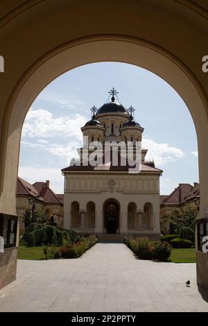 La Cattedrale dell'Incoronazione nella Cittadella di Alba Carolina ad Alba Iulia, Romania Foto Stock