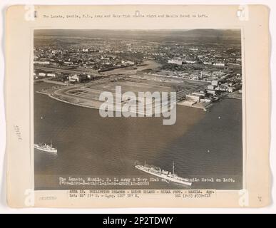 Isola delle Filippine - Manila, fotografia aerea. Foto Stock