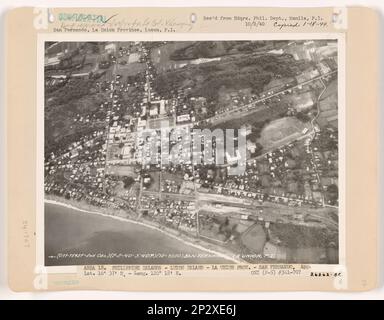 Isola delle Filippine - Isola di Luzon, Fotografia aerea. Foto Stock