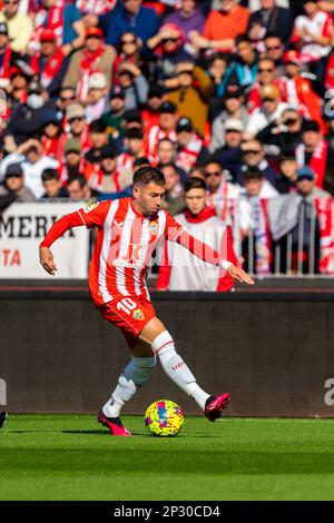 Almeria, Spagna. 04th Mar, 2023. Adrian Embarba visto durante la partita della LaLiga Smartbank 2022/2023 tra UD Almeria e Villarreal CF al Power Horse Stadium. (Punteggio finale: UD Almeria 0:2 Villarreal CF). Credit: SOPA Images Limited/Alamy Live News Foto Stock