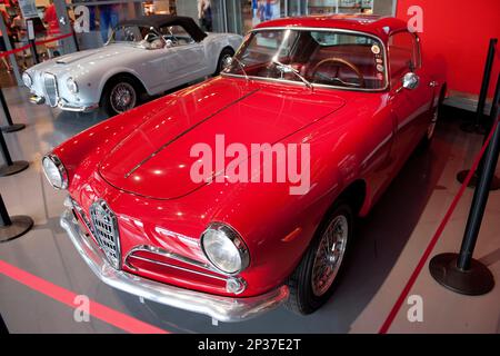 Alfa Romeo Giulietta Sprint auto classica, periodo di produzione 1954-1964, berlina, coupé Foto Stock